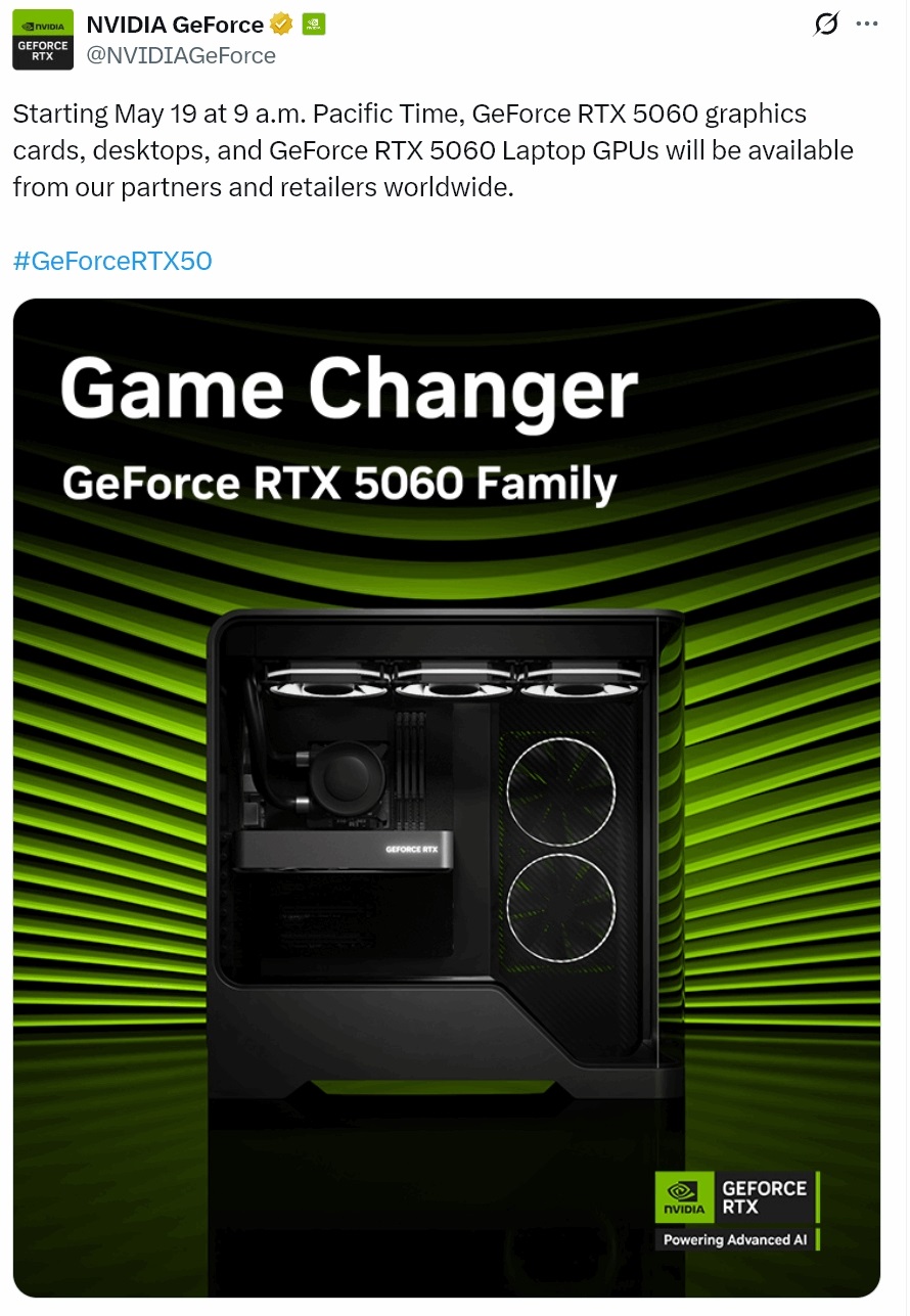 دورنمای کارایی واقعی RTX 5060